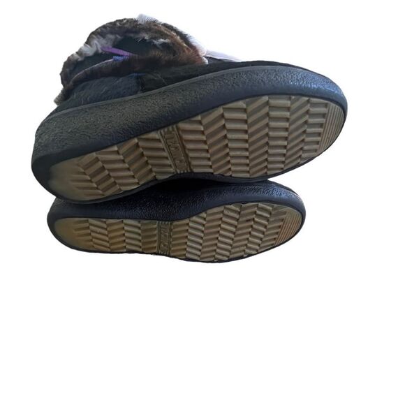 TECNICA Goat Fur Winter Boots Italy Leather Wedge Women 37/5 - Picture 7 of 11